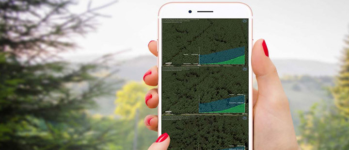 Foto: KWF | MMI, RWTH Aachen – iWald-App als moderne Plattform für Waldbesitzer Foto: KWF | MMI, RWTH Aachen – iWald-App als moderne Plattform für Waldbesitzer
