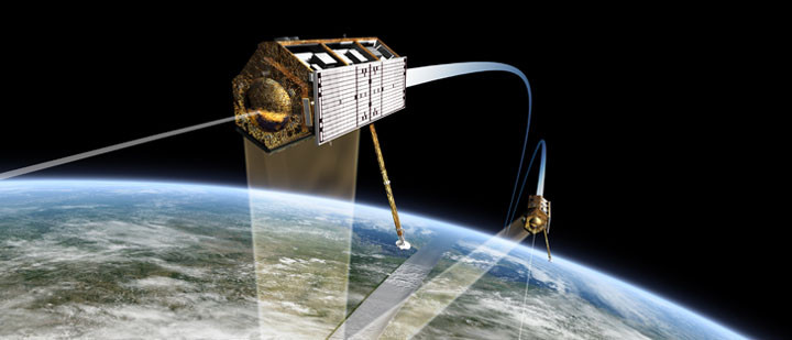 Foto: DLR – Satellitenzwillinge TerraSAR-X und TanDEM-X Foto: DLR – Satellitenzwillinge TerraSAR-X und TanDEM-X
